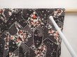 Photo8: 6612T09z440 Vintage Japanese Kimono Silk HAORI  Black (8)