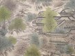 Photo3: 6612T10z540 Vintage Japanese Kimono Silk HAORI Castle Off-white (3)