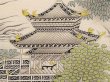 Photo4: 6612T10z540 Vintage Japanese Kimono Silk HAORI Castle Off-white (4)