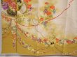 Photo6: 6612T11z840 Vintage Japanese Kimono Silk TSUKESAGE Flowers Off-white (6)