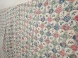 Photo2: 6612T12z820 Vintage Japanese Kimono Silk KOMON Leaves Off-white (2)