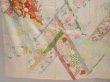 Photo6: 6615T09z980 Vintage Japanese Kimono Silk FURISODE Flowers Off-white (6)