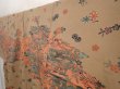 Photo2: 6615T11z940  Japanese Kimono Silk TSUKESAGE Flowers Brown-Gray (2)