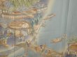 Photo8: 6615T02z1050  Japanese Kimono Silk TSUKESAGE Edo era Ash purple (8)
