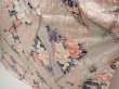 Photo4: 6615T05z1020 Vintage Japanese Kimono Silk FURISODE Peony Off-white (4)
