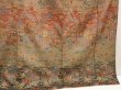 Photo7: 6615T08z1020  Japanese Kimono Silk TSUKESAGE Flowers Brown-Gray (7)