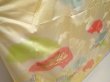 Photo3: 6615T12z980 Vintage Japanese Kimono Silk FURISODE Pine Straw yellow (3)