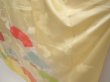 Photo4: 6615T12z980 Vintage Japanese Kimono Silk FURISODE Pine Straw yellow (4)