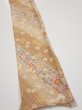 Photo2: 3B07z50  Japanese Kimono Silk  FABRIC Sakura Light brown 60.6x7.7 (2)