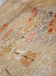 Photo5: 3B10z30  Japanese Kimono Silk  FABRIC Sakura Light brown 38.2x7.5 (5)