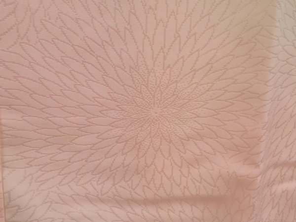 Photo4: 6616T01z690 Vintage Japanese Kimono Silk JUBAN Chrysanthemum Pink (4)