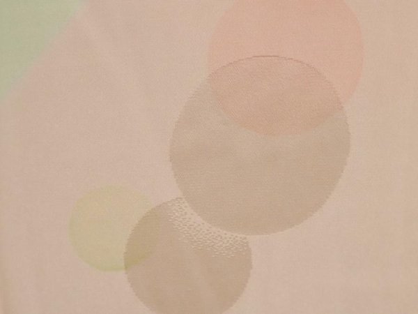 Photo4: 6616T03z650  Japanese Kimono Silk JUBAN  Light cream (4)