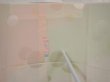 Photo5: 6616T03z650  Japanese Kimono Silk JUBAN  Light cream (5)