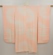 Photo1: 6616T05z640 Vintage Japanese Kimono Silk JUBAN Chrysanthemum Pink (1)