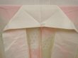 Photo5: 6616T07z700 Vintage Japanese Kimono Silk  FURISODE JUBAN Flowers Pink (5)