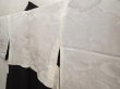Photo7: 6616T08z550 Vintage Japanese Kimono Silk HAORI Flowers Black (7)