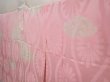 Photo2: 6616T09z690 Vintage Japanese Kimono Silk  FURISODE JUBAN Pink (2)
