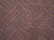 Photo3: 6617T01z610 Vintage Japanese Kimono Silk HAORI  Dark red Off-white (3)