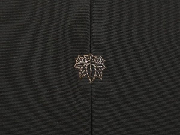 Photo5: 6617T02z570 Vintage Japanese Kimono Silk HAORI Bird Black (5)