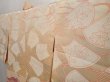 Photo7: 6617T03z600 Vintage Japanese Kimono Silk HAORI Paulownia Cream-Orange (7)