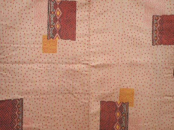 Photo3: 6617T05z530 Vintage Japanese Kimono Silk HAORI  Peach (3)