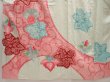 Photo5: 6617T08z1070 Vintage Japanese Kimono Silk FURISODE Paulownia Sage green (5)
