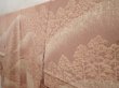 Photo2: 6617T10z1020 Vintage Japanese Kimono Silk HOUMONGI Mountain Light brown (2)