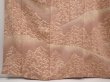 Photo4: 6617T10z1020 Vintage Japanese Kimono Silk HOUMONGI Mountain Light brown (4)
