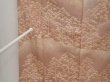 Photo7: 6617T10z1020 Vintage Japanese Kimono Silk HOUMONGI Mountain Light brown (7)