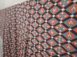 Photo2: 6617T13z830 Vintage Japanese Kimono Silk KOMON Flowers Coral pink (2)