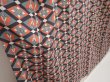 Photo3: 6617T13z830 Vintage Japanese Kimono Silk KOMON Flowers Coral pink (3)