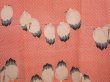 Photo3: 6618T01z450 Vintage Japanese Kimono Silk JUBAN Crane Red (3)