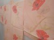 Photo2: 6618T02z440 Vintage Japanese Kimono Silk HAORI Flower Pink (2)