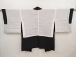 Photo6: 6618T03z540 Vintage Japanese Kimono Silk HAORI Leaf Black (6)