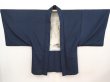 Photo6: 6618T05z590 Vintage Japanese Kimono Silk Men's HAORI Tiger Navy (6)