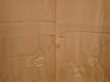 Photo3: 6618T06z470 Antique Japanese Kimono Silk HAORI Chrysanthemum Light brown (3)
