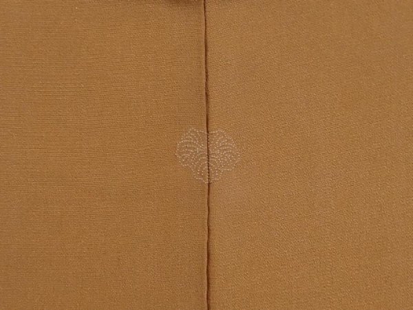 Photo5: 6618T06z470 Antique Japanese Kimono Silk HAORI Chrysanthemum Light brown (5)