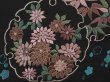 Photo4: 6618T07z540 Vintage Japanese Kimono Silk HAORI Yukiwa Black (4)