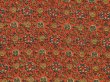 Photo4: 6618T08z450 Vintage Japanese Kimono Silk HAORI Flowers Red-Brown (4)