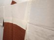Photo7: 6618T08z450 Vintage Japanese Kimono Silk HAORI Flowers Red-Brown (7)