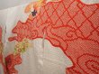 Photo2: 6618T09z990 Vintage Japanese Kimono Silk FURISODE Peony Off-white (2)