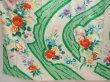 Photo5: 6618T10z1010 Vintage Japanese Kimono Silk FURISODE Flowers Off-white (5)
