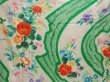 Photo8: 6618T10z1010 Vintage Japanese Kimono Silk FURISODE Flowers Off-white (8)