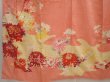 Photo5: 6618T11z810 Vintage Japanese Kimono Silk TSUKESAGE Chrysanthemum (5)