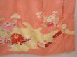 Photo7: 6618T11z810 Vintage Japanese Kimono Silk TSUKESAGE Chrysanthemum (7)