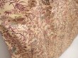 Photo3: 6618T14z900 Vintage Japanese Kimono Silk KOMON Flowers Champagne (3)