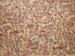 Photo5: 6618T14z900 Vintage Japanese Kimono Silk KOMON Flowers Champagne (5)