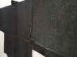 Photo2: 6619T01z320 Vintage Japanese Kimono Silk See through HAORI Flower Black (2)