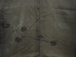 Photo3: 6619T01z320 Vintage Japanese Kimono Silk See through HAORI Flower Black (3)