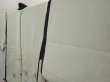 Photo7: 6619T01z320 Vintage Japanese Kimono Silk See through HAORI Flower Black (7)